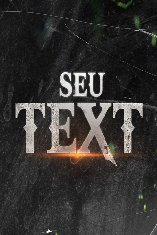 Cinematic Text Glass Capa